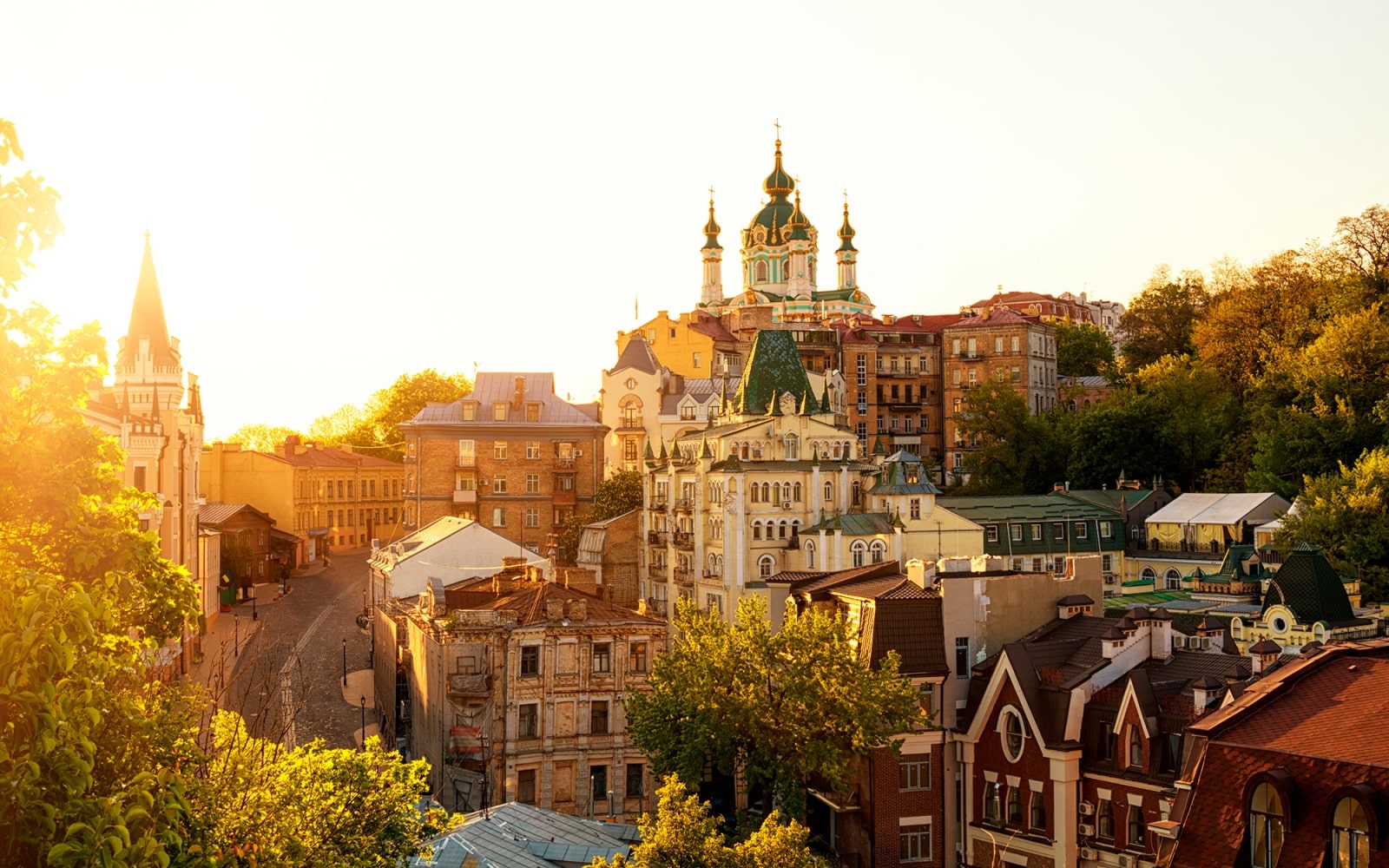 st.Andrew's Church and st.Andrew's Descent | Kyiv city center